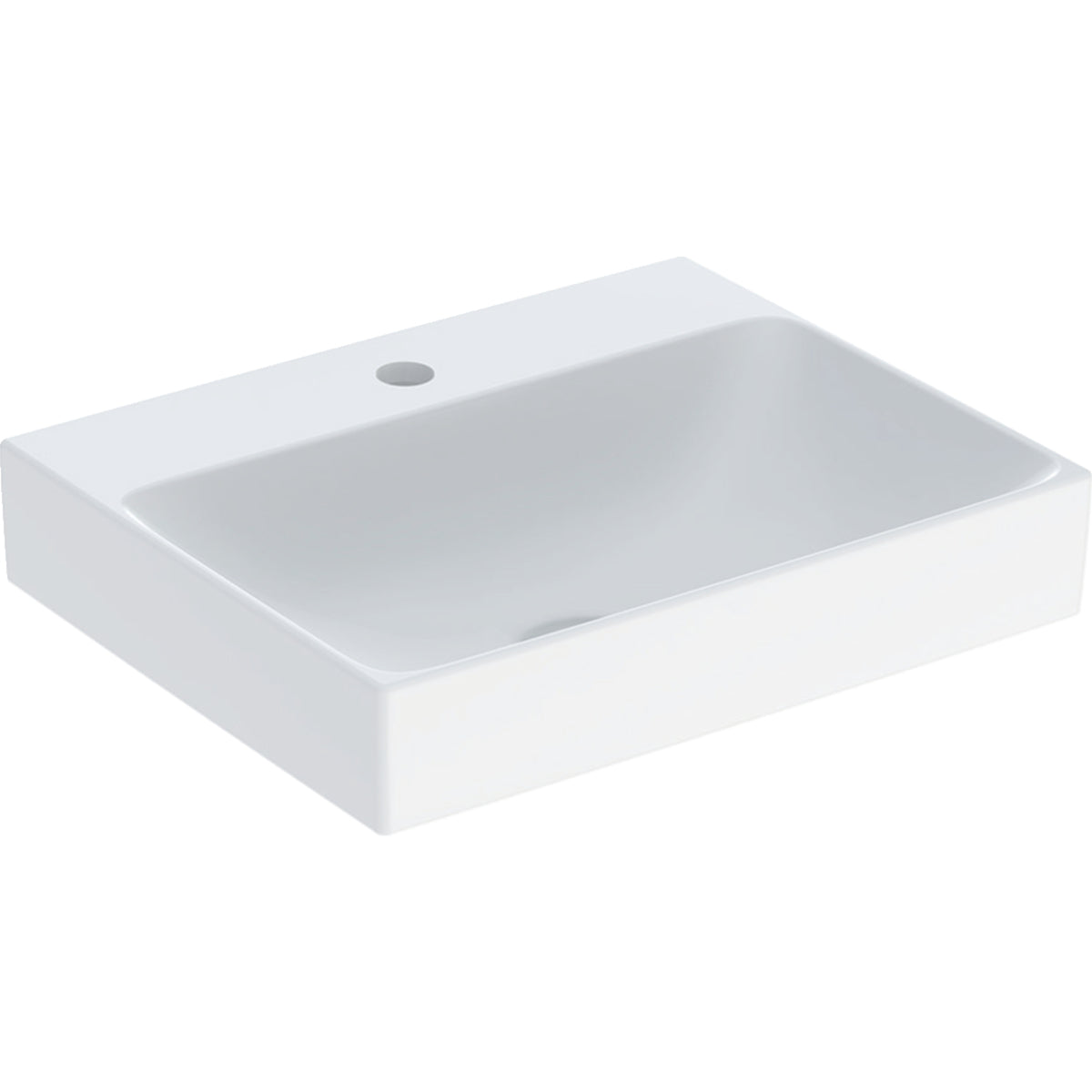 Geberit One Çanak Lavabo, Yatay Çıkışlı, 50X40 Cm, Batarya Deliksiz, Keratech