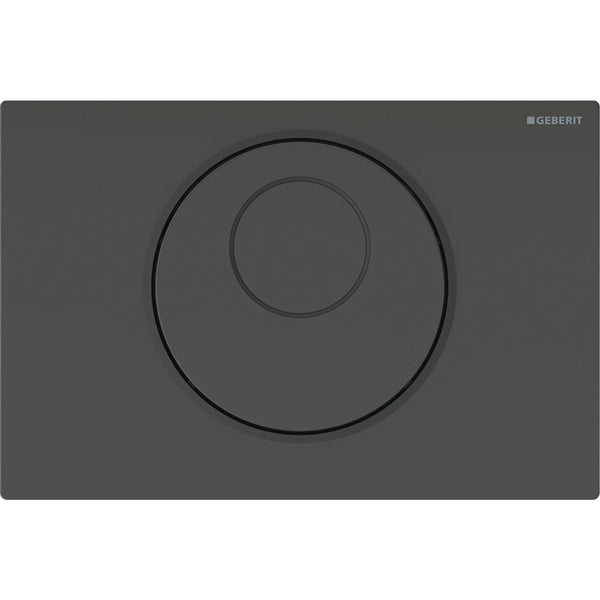 Geberit Sigma10 Fotoselli Kumanda Kapağı Elektrikli 8 Cm Parlak Siyah