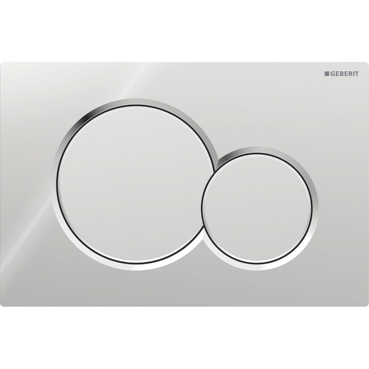 Geberit Sigma30 Kumanda Kapağı, Tek Basmalı, Krom/Parlak/Krom