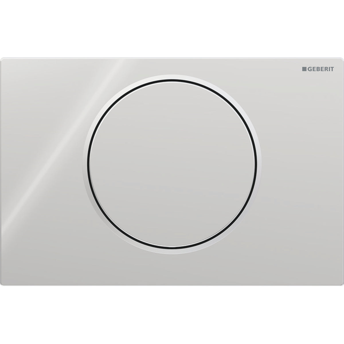 Geberit Sigma10 Kumanda Kapağı, Tek Basmalı, Parlak/Mat/Parlak