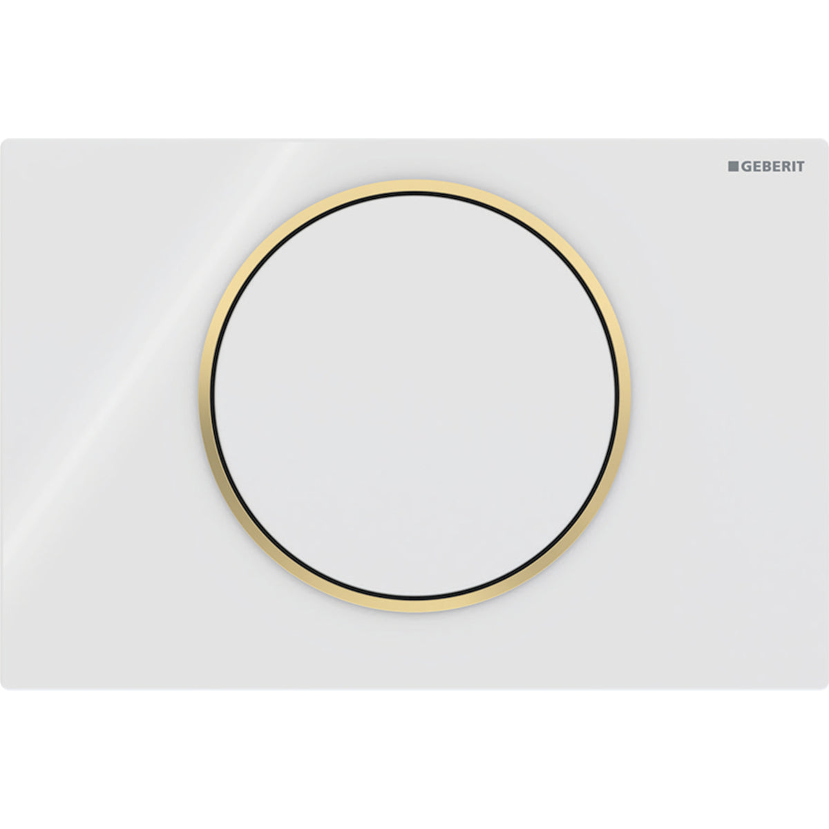 Geberit Sigma10 Kumanda Kapağı, Tek Basmalı, Parlak/Mat/Parlak
