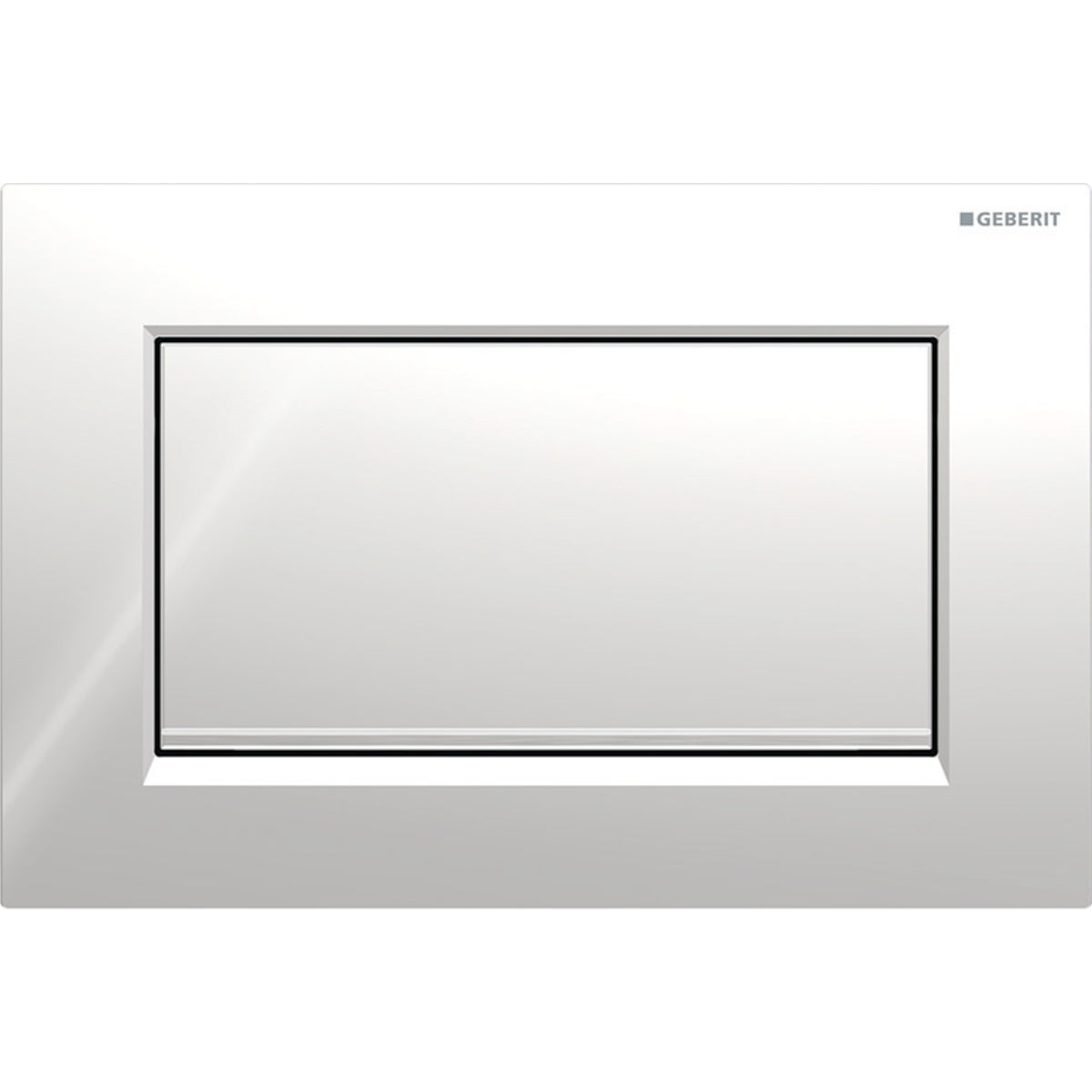 Geberit Sigma30 Kumanda Kapağı, Tek Basmalı, Parlak/Krom/Parlak