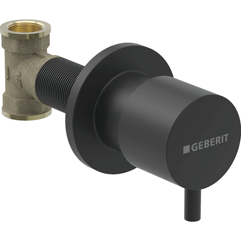 Geberit Ankastre Stop Valf Mat Siyah 616.004.14.1