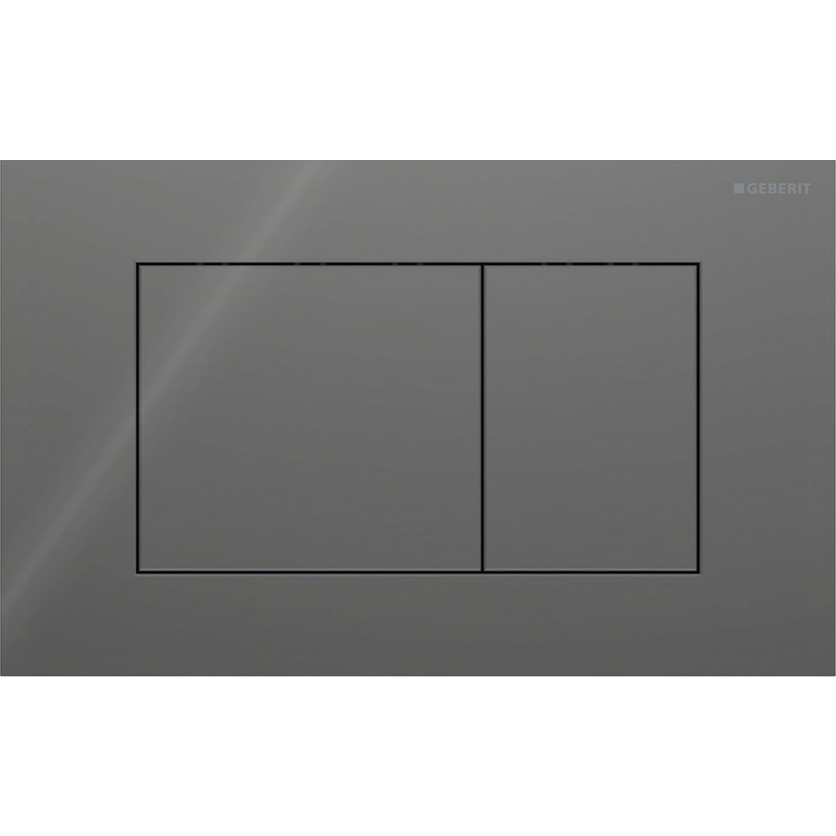 Geberit Sigma40 Square Kumanda Paneli Antrasit Cam