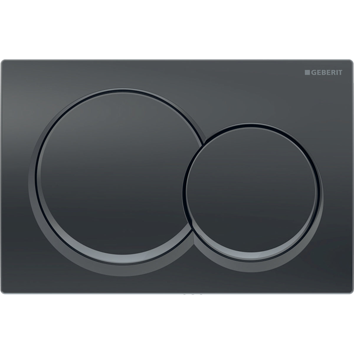 Geberit Alpha01 Kumanda Kapağı Çift Basmalı, Mat Krom