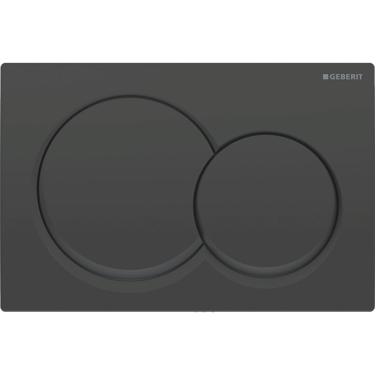 Geberit Alpha01 Kumanda Kapağı Çift Basmalı, Mat Krom