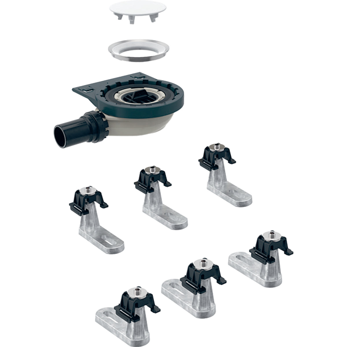 Geberit Setaplan Yersüzgeci Sifon Seti 30 Mm Derinlik 6 Ayaklı Montaj