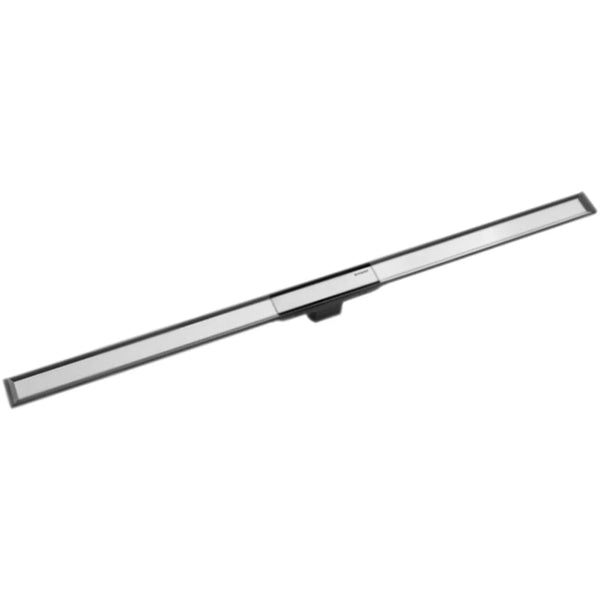 Geberit Cleanline20 Duş Kanalı Kapağı, 30-90 Cm, Paslanmaz Çelik - Siyah Kenar