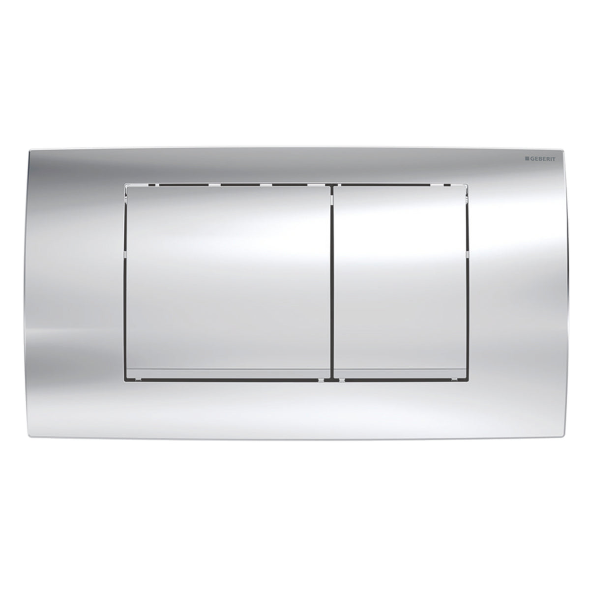 Geberit Twinline 30 Kumanda Kapağı Çift Basmalı Parlak Krom
