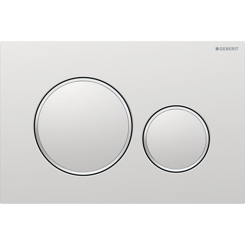 Geberit Sigma20 Kumanda Kapağı, Çift Basmalı, Paslanmaz Çelik