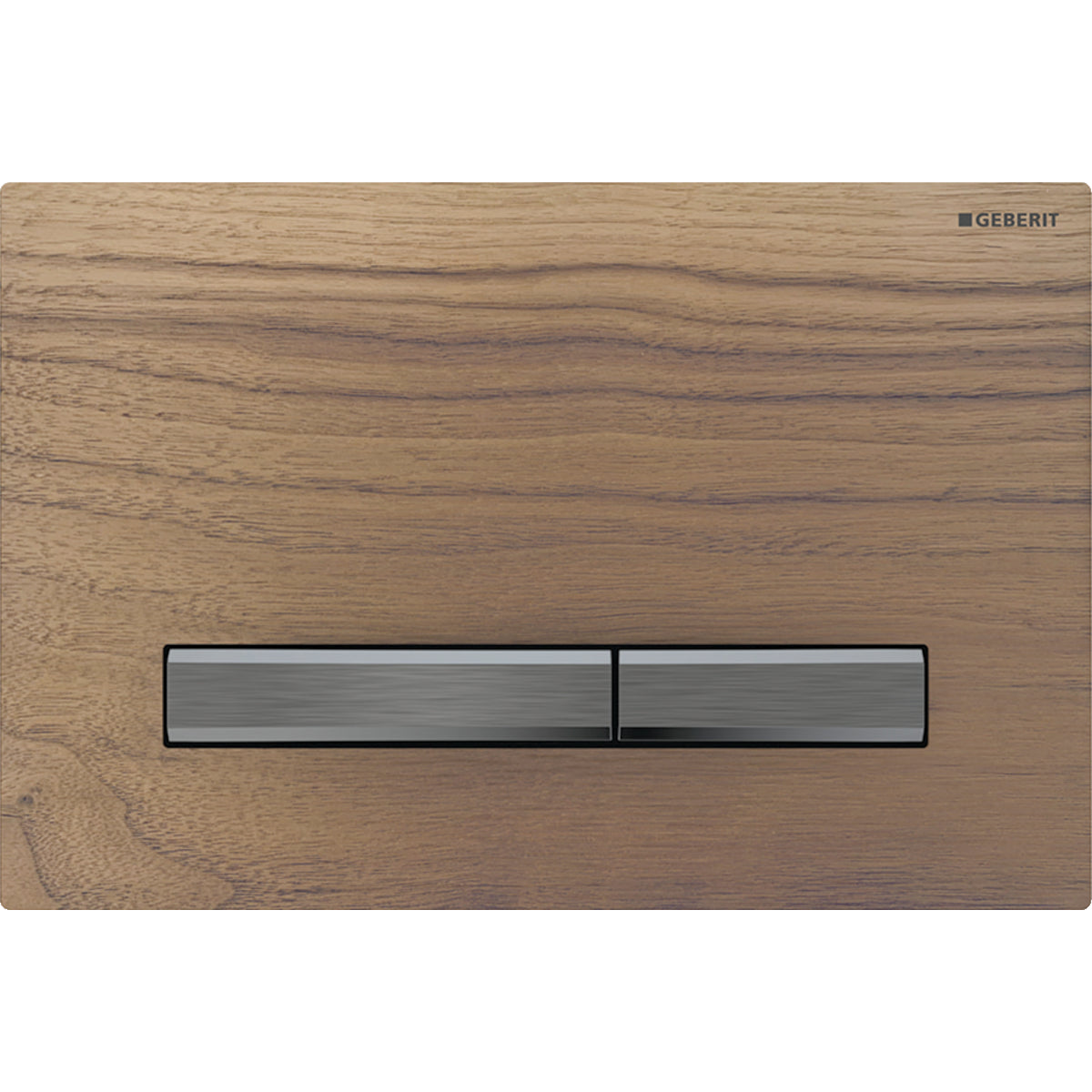 Geberit Kumanda Kapağı Sigma50-Çift Basmalı,Ahşap, Siyah Kapak