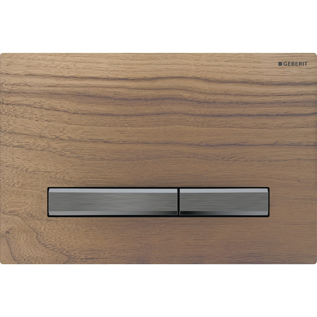 Geberit Kumanda Kapağı Sigma50 Çift Basmalı Siyah
