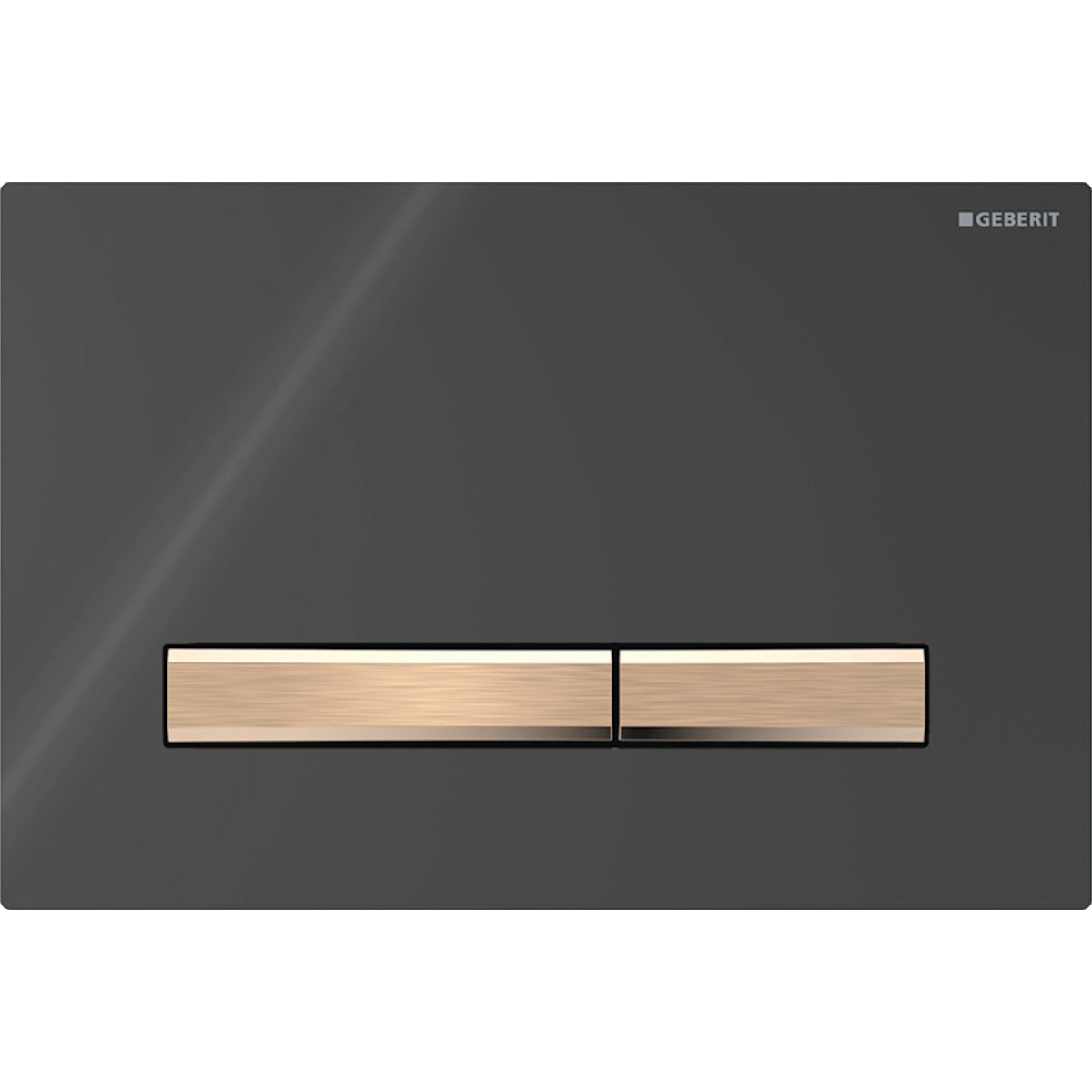 Geberit Sigma50 Kumanda Kapağı,Çift Basmalı,Siyah