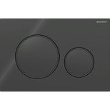 Geberit Sigma30 Kumanda Kapağı, Çift Basmalı, Siyah/Parlak/Siyah