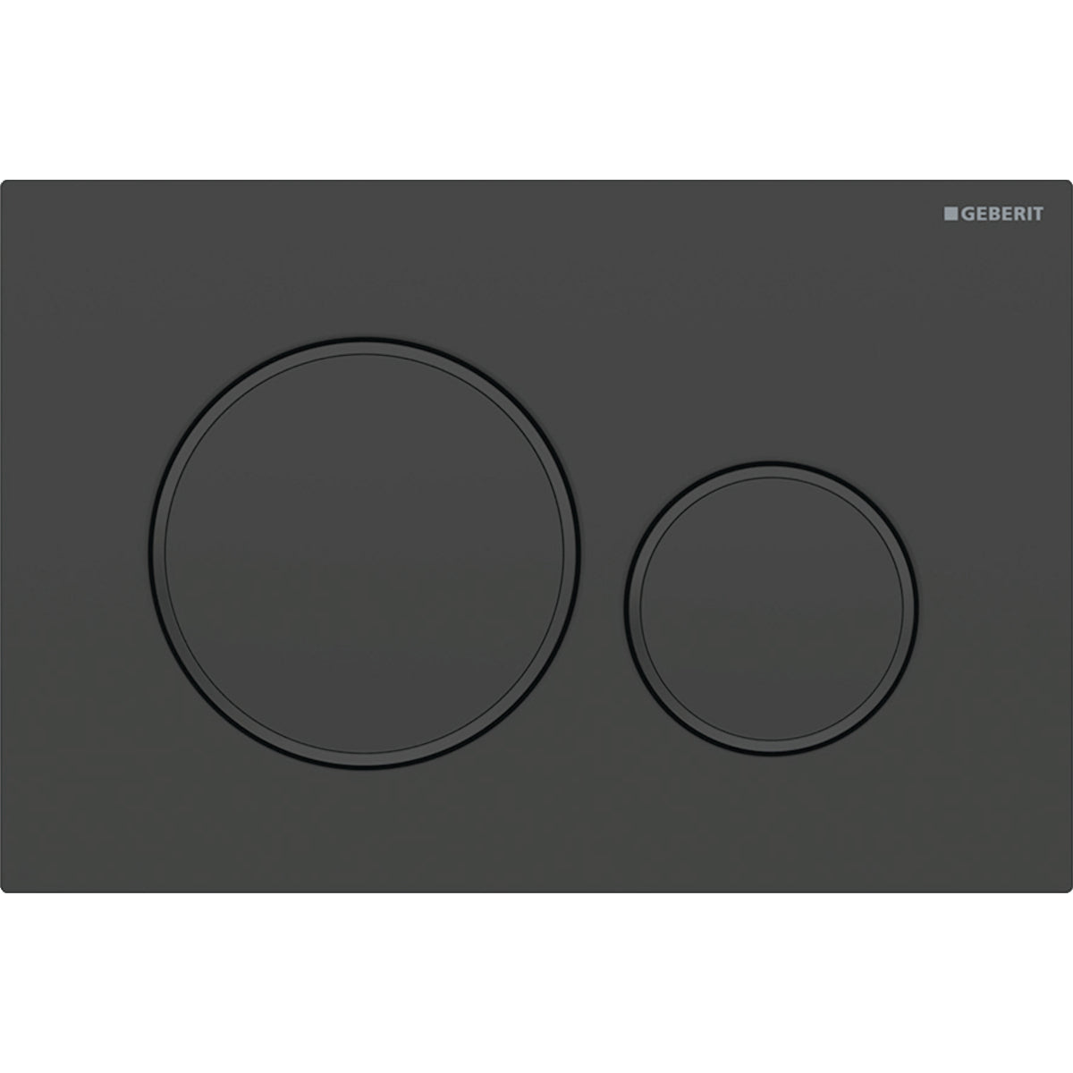 Geberit Sigma30 Kumanda Kapağı, Çift Basmalı, Mat Beyaz/Beyaz/Mat Beyaz