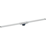 Geberit Cleanline20 Duş Kanalı Kapağı, 30-90 Cm, Paslanmaz Çelik - Siyah Kenar