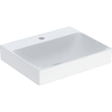 Geberit One Çanak Lavabo, Yatay Çıkışlı, 50X40 Cm, Batarya Deliksiz, Keratech