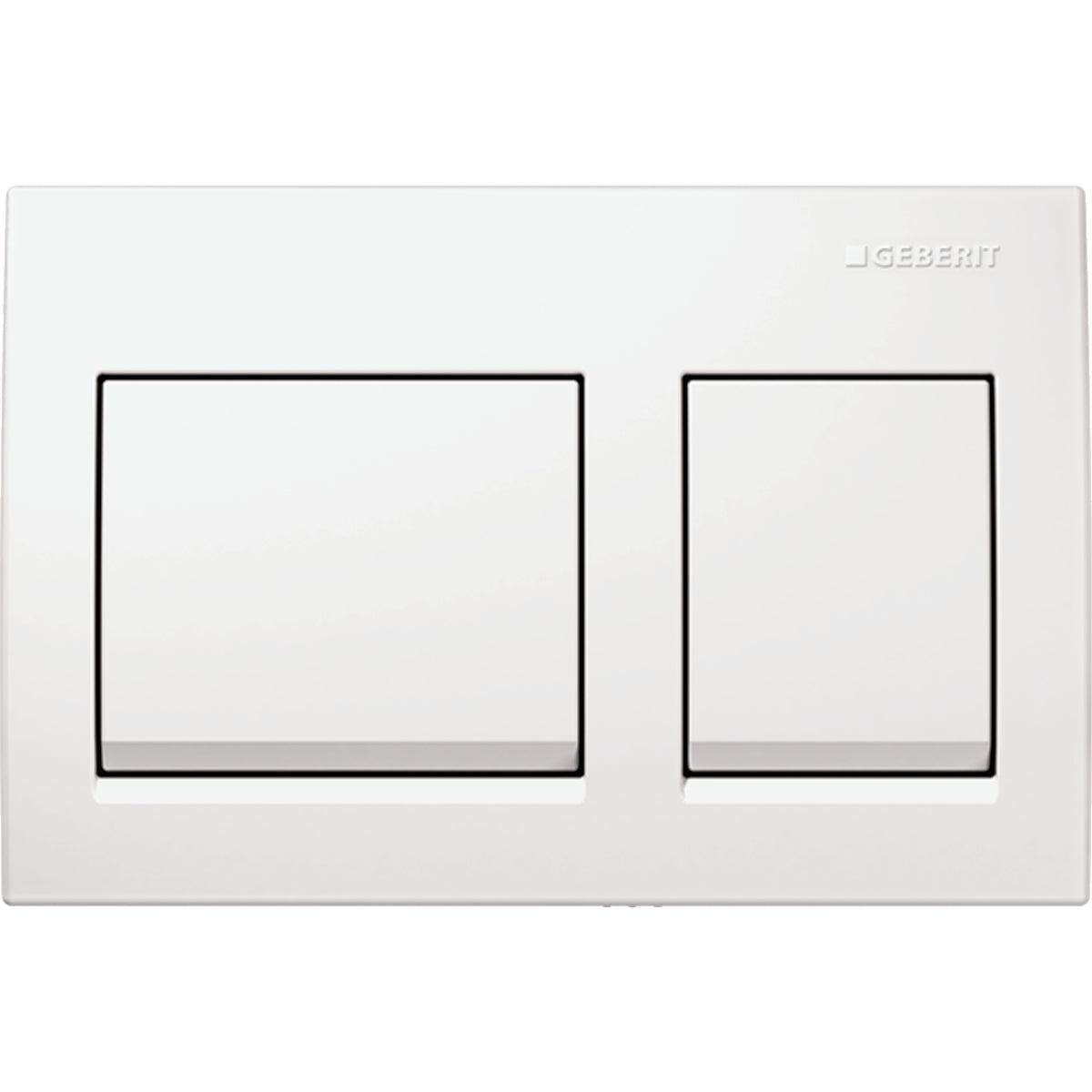 Geberit Alpha15 Kumanda Kapağı Çift Basmalı, Mat Krom