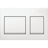 Geberit Alpha15 Kumanda Kapağı Çift Basmalı, Mat Krom