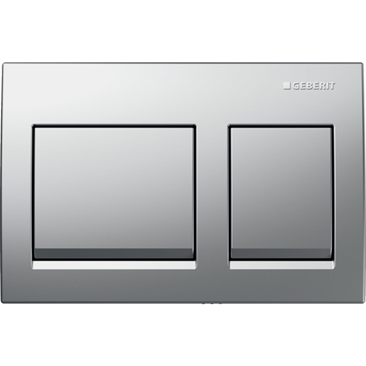 Geberit Alpha15 Kumanda Kapağı Çift Basmalı, Mat Krom