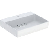 Geberit One Çanak Lavabo, Yatay Çıkışlı, 50X40 Cm, Batarya Deliksiz, Keratech