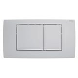 Geberit Alpha10 Kumanda Kapağı Çift Basmalı, Mat Krom