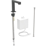 Geberit Piave Fotoselli Lavabo Bataryası, Tek Su Girişli Elektrikli Mat Siyah