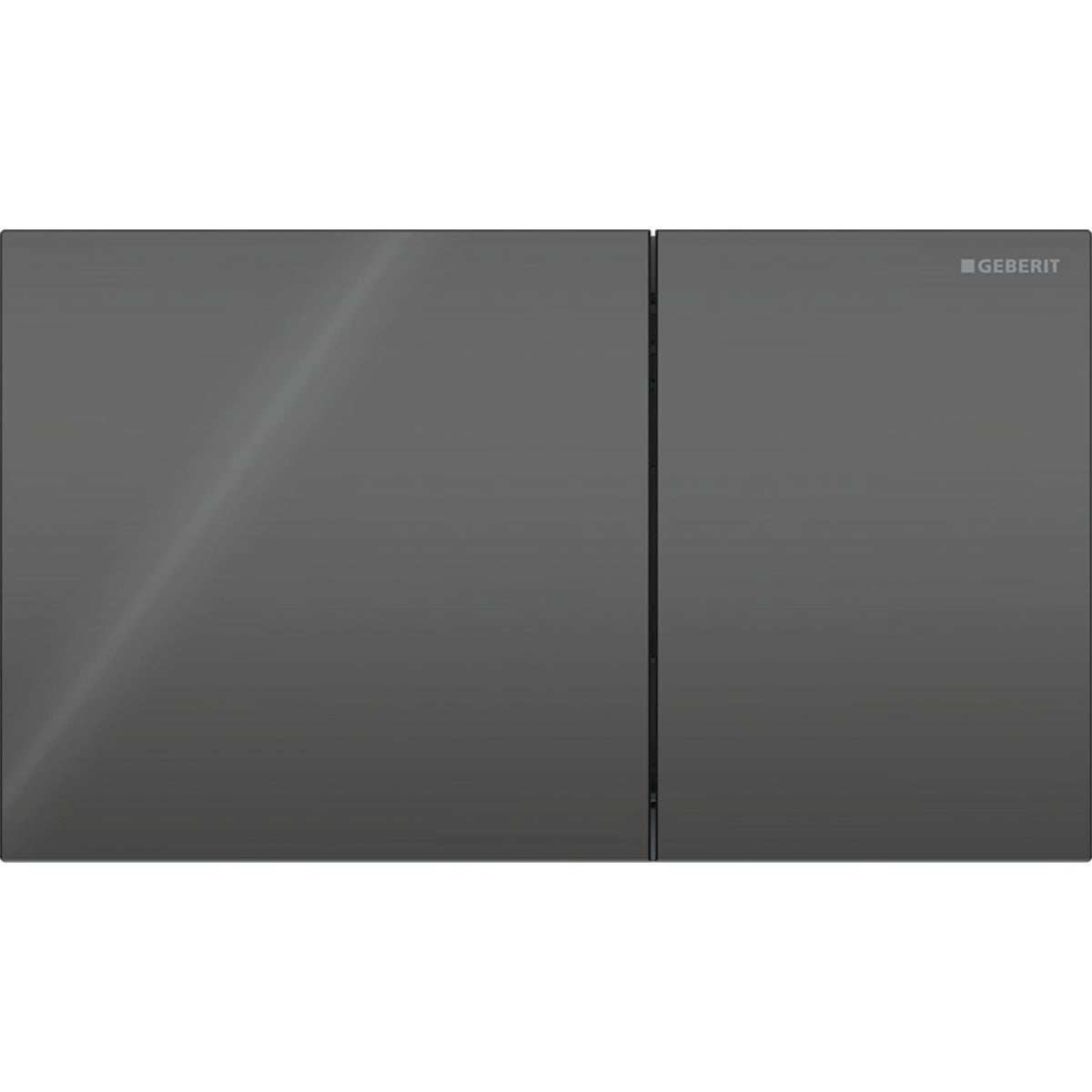 Geberit Kumanda Kapağı Sigma70 Çift Basmalı Siyah Cam