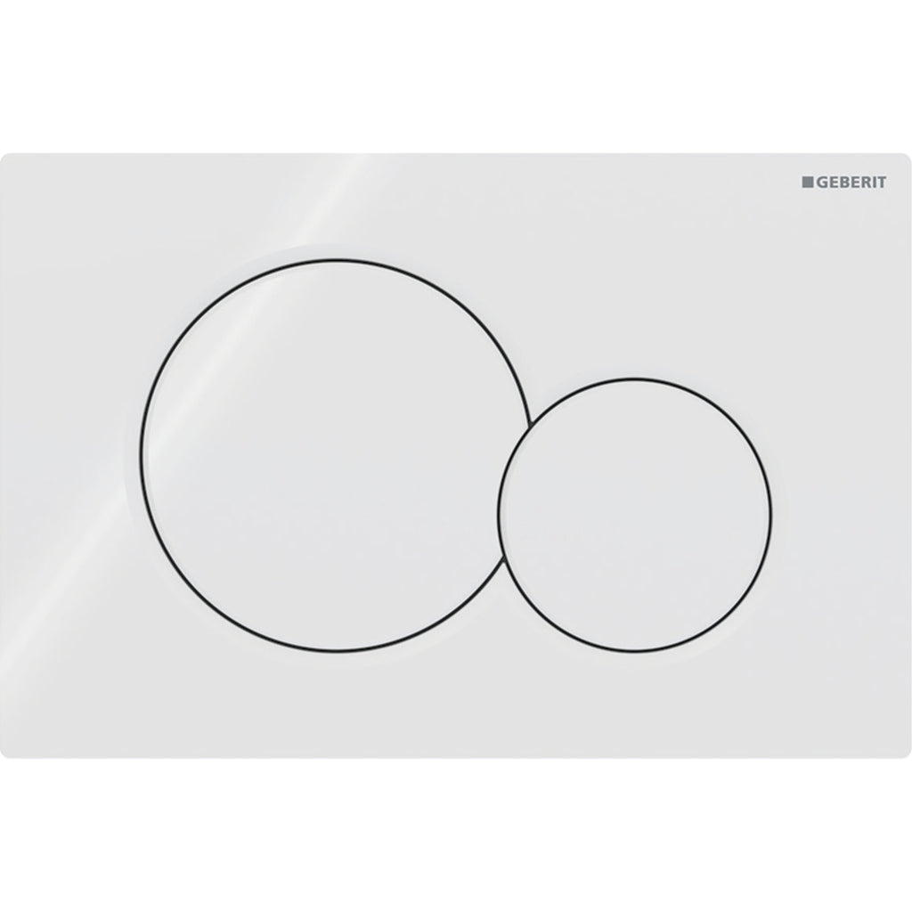 Geberit Sigma01 Kumanda Kapağı, Çift Basmalı, Mat Krom