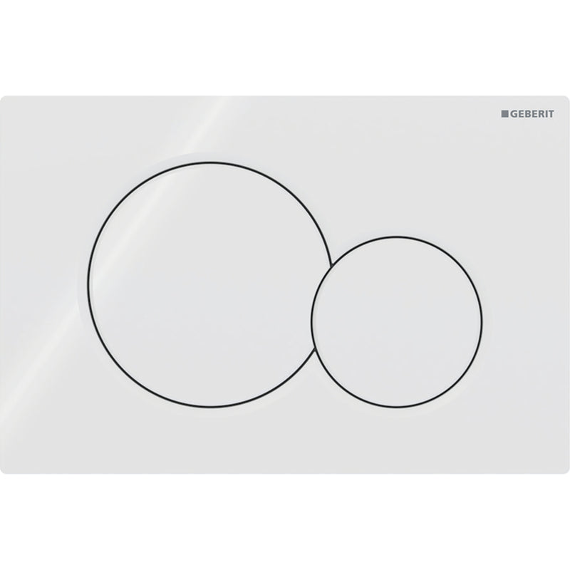 Geberit Sigma01 Kumanda Kapağı, Çift Basmalı, Mat Krom