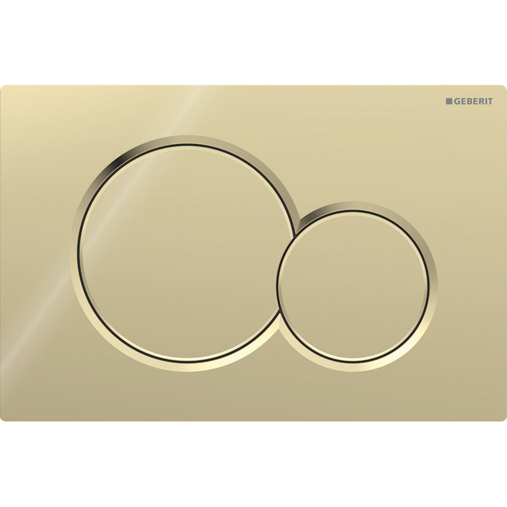 Geberit Sigma01 Kumanda Kapağı, Çift Basmalı, Mat Krom