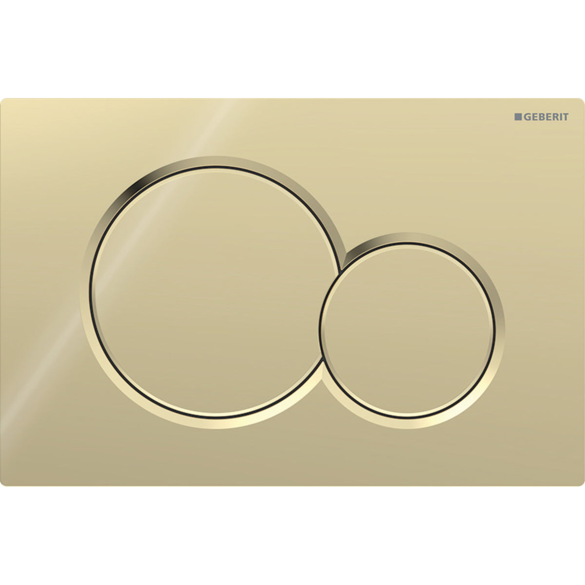 Geberit Sigma01 Kumanda Kapağı, Çift Basmalı, Mat Krom