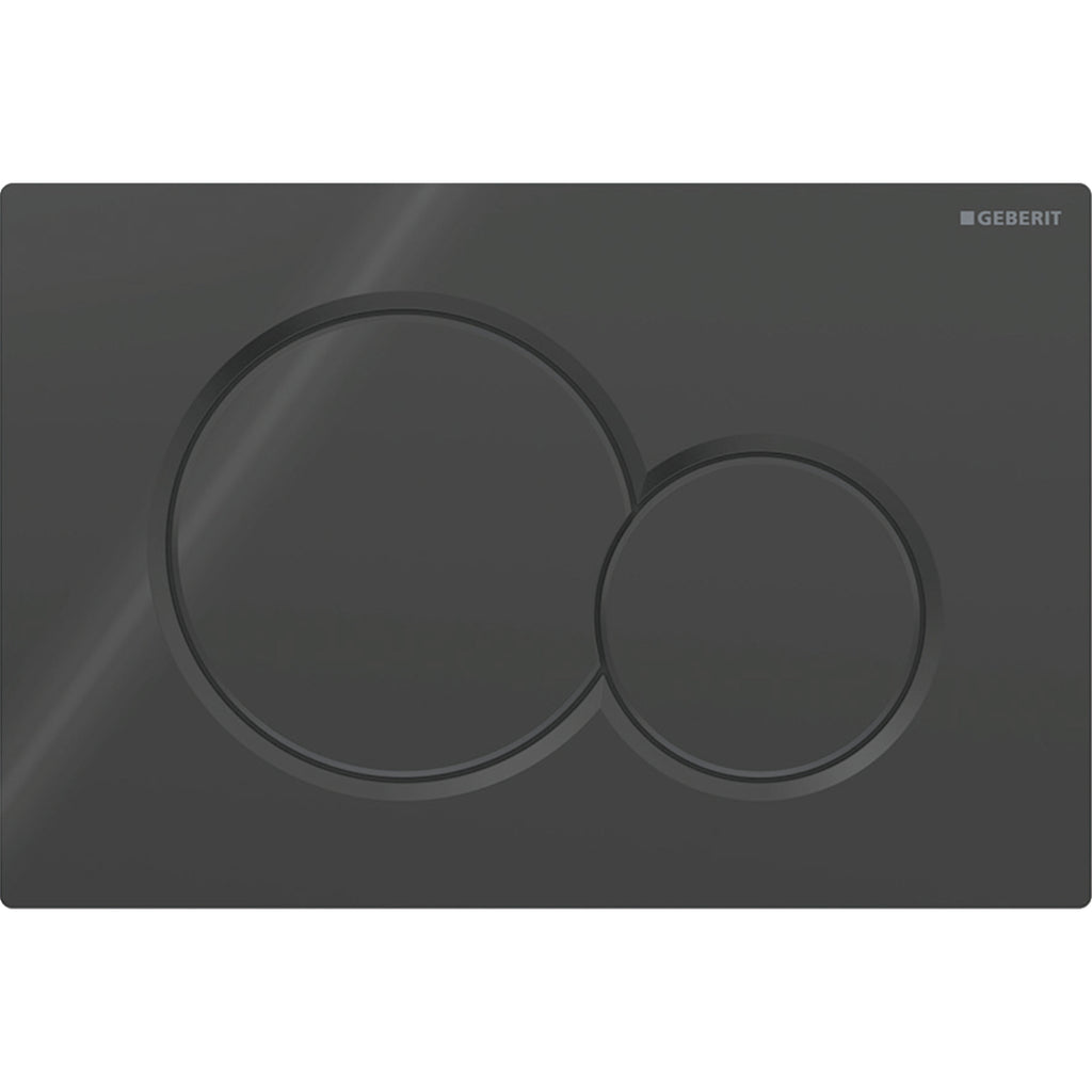 Geberit Sigma01 Kumanda Kapağı, Çift Basmalı, Mat Krom