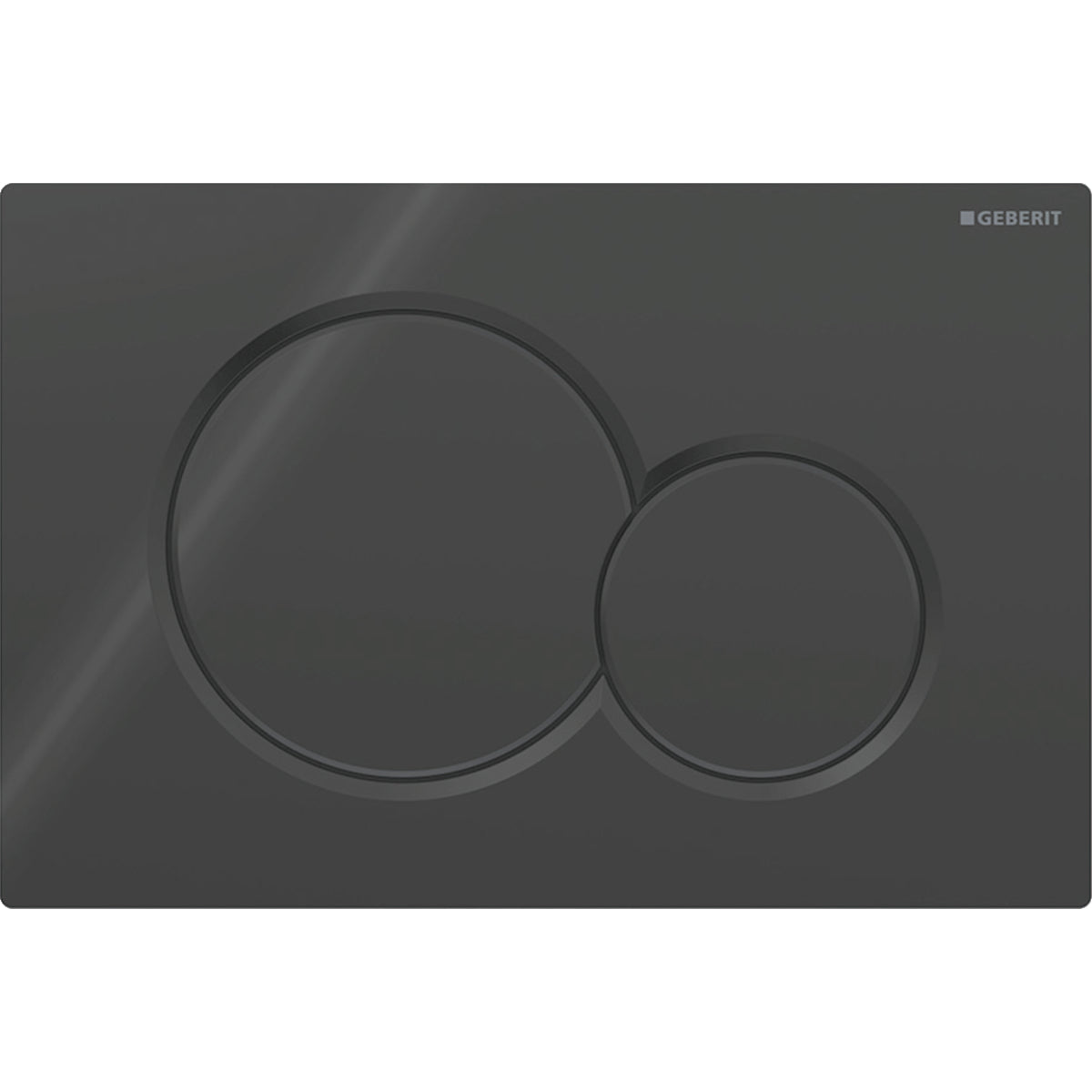Geberit Sigma01 Kumanda Kapağı, Çift Basmalı, Mat Krom