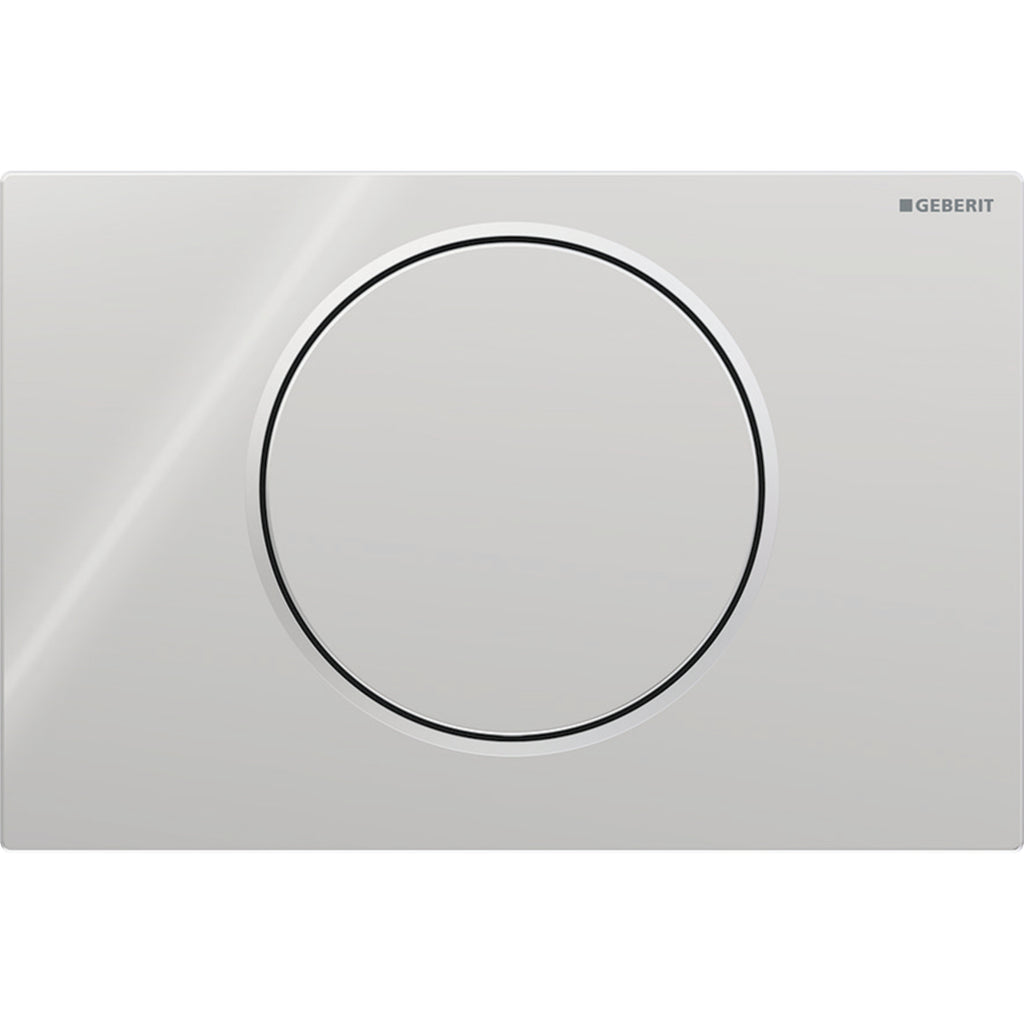 Geberit Sigma10 Kumanda Kapağı, Tek Basmalı, Parlak/Mat/Parlak
