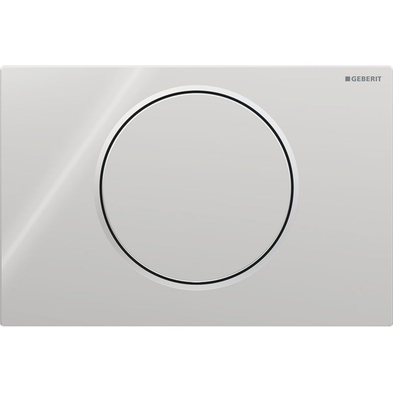 Geberit Sigma10 Kumanda Kapağı, Tek Basmalı, Parlak/Mat/Parlak