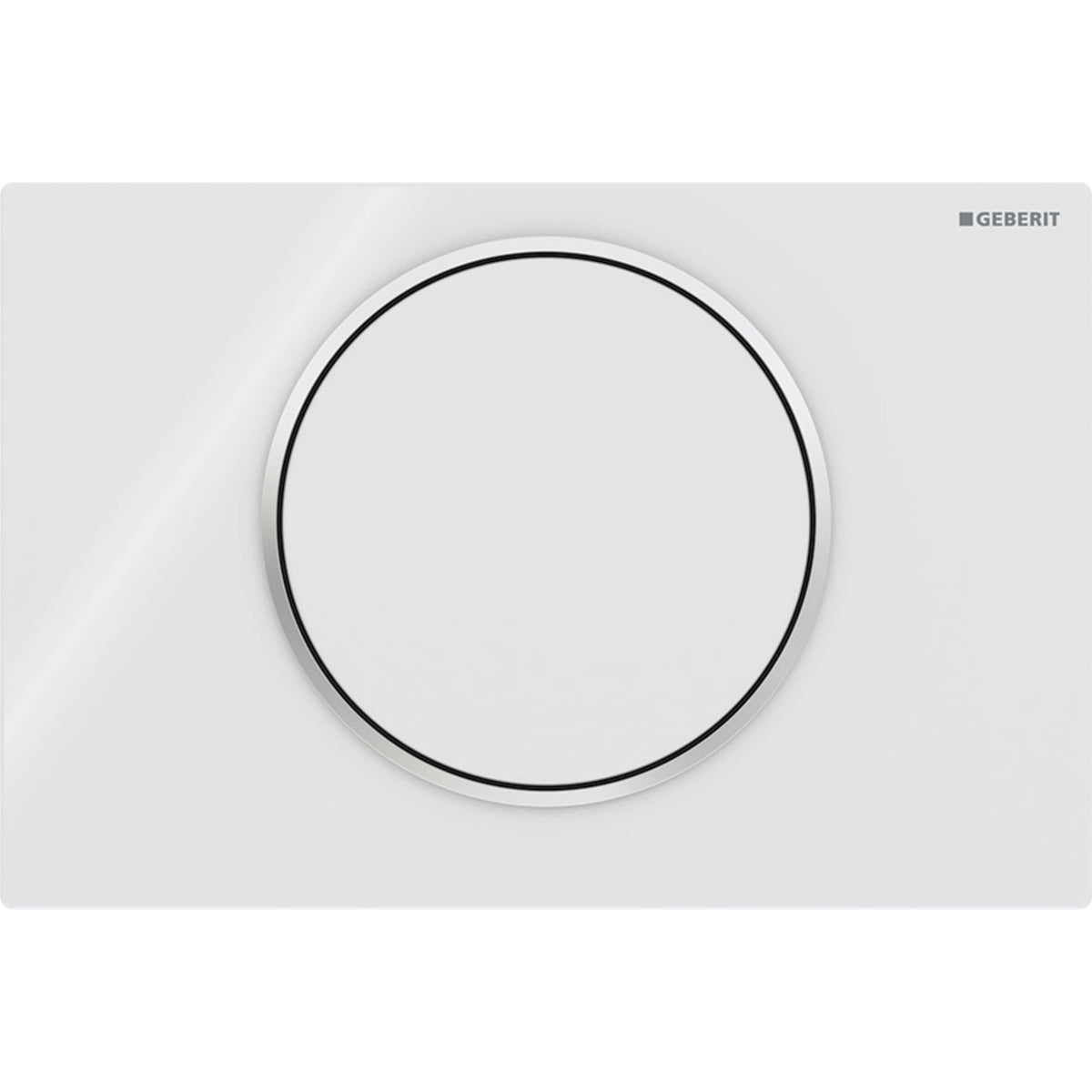 Geberit Sigma10 Kumanda Kapağı, Tek Basmalı, Parlak/Mat/Parlak
