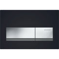 Geberit Alpha50 Kumanda Kapağı Çift Basmalı Siyah