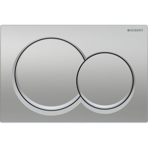 Geberit Alpha01 Kumanda Kapağı Çift Basmalı, Mat Krom