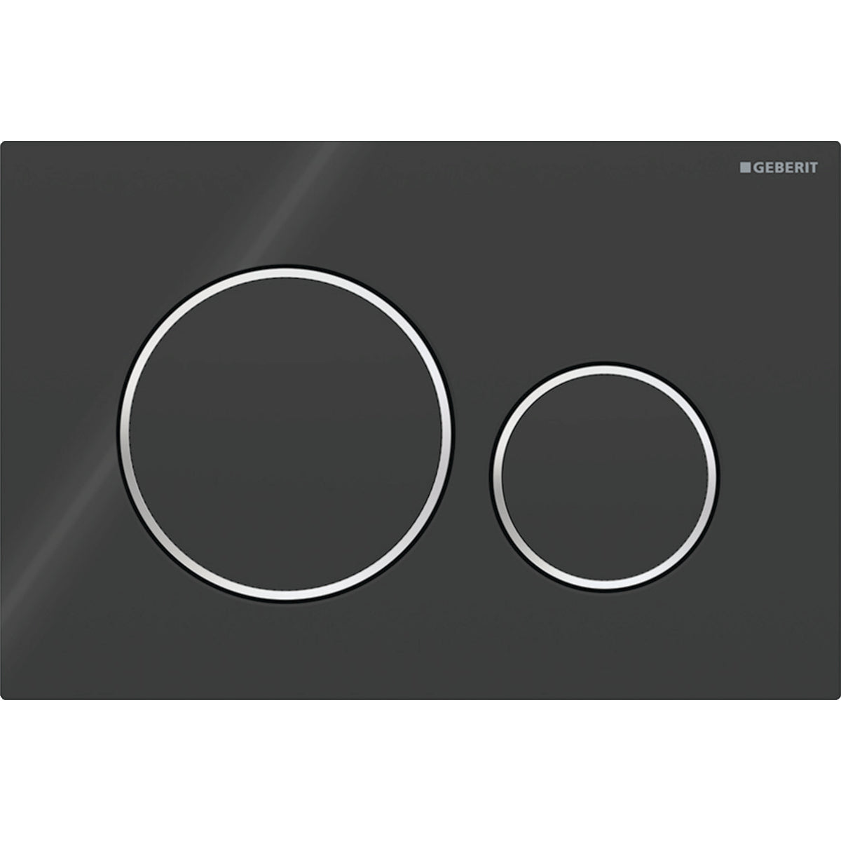 Geberit Sigma20 Kumanda Kapağı, Çift Basmalı, Beyaz/Altın/Beyaz