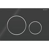 Geberit Sigma20 Kumanda Kapağı, Çift Basmalı, Beyaz/Altın/Beyaz