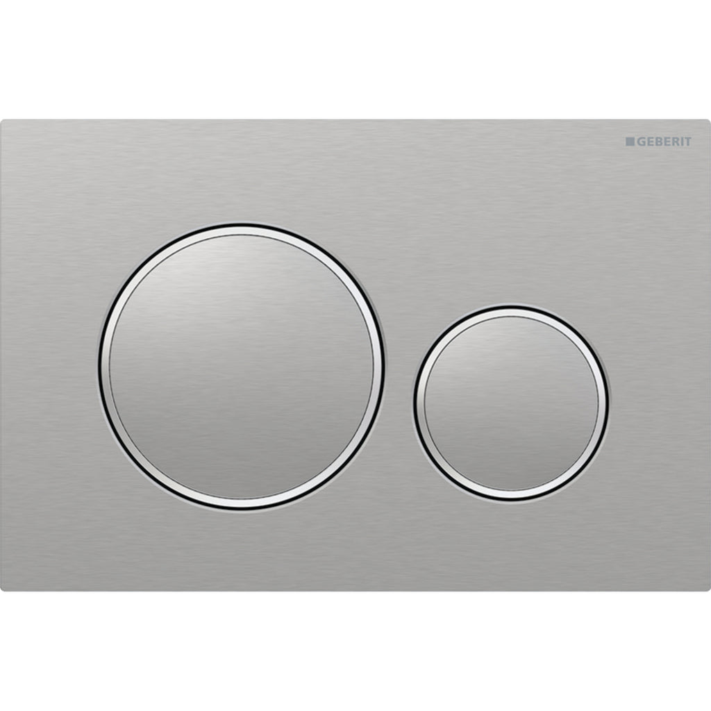 Geberit Sigma20 Kumanda Kapağı, Çift Basmalı, Beyaz/Altın/Beyaz