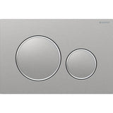 Geberit Sigma20 Kumanda Kapağı, Çift Basmalı, Beyaz/Altın/Beyaz