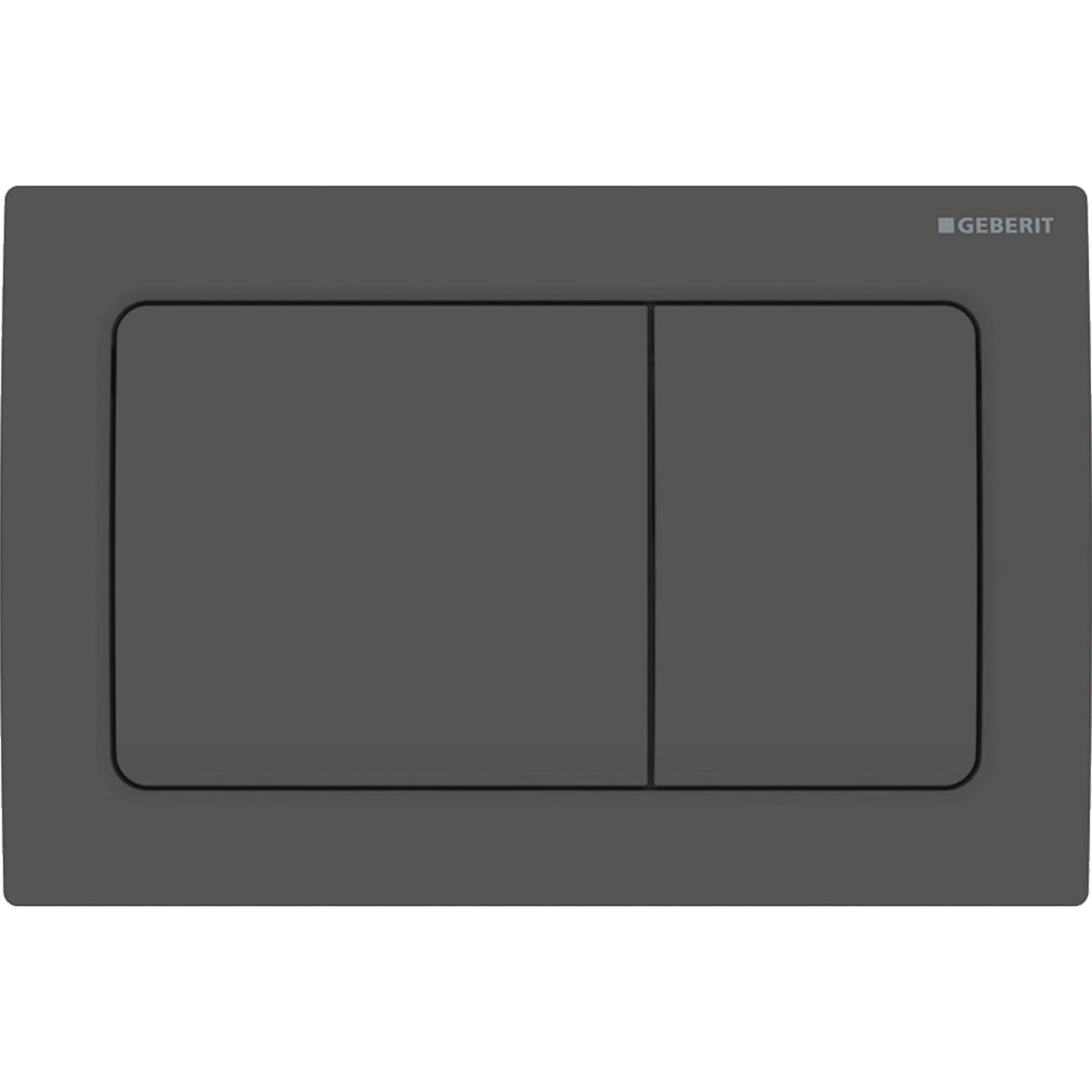 Geberit Alpha30 Kumanda Kapağı Çift Basmalı, Mat Krom