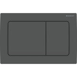 Geberit Alpha30 Kumanda Kapağı Çift Basmalı, Mat Krom