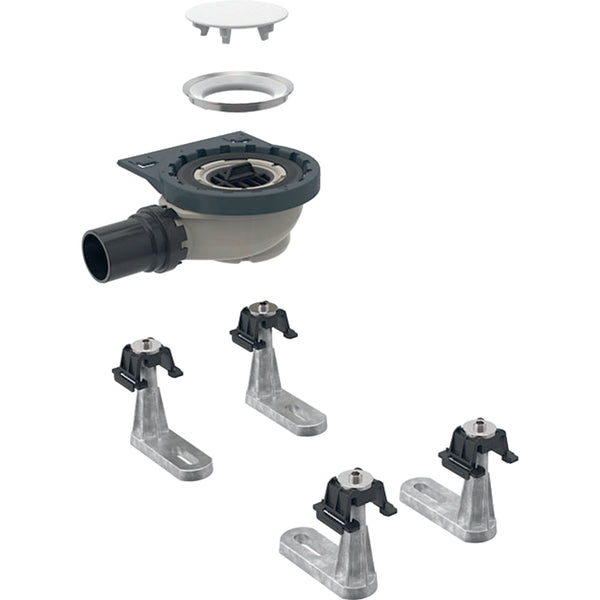 Geberit Setaplano Yer Süzgeci Sifon Seti 50Mm Derinlik 4 Ayaklı Montaj