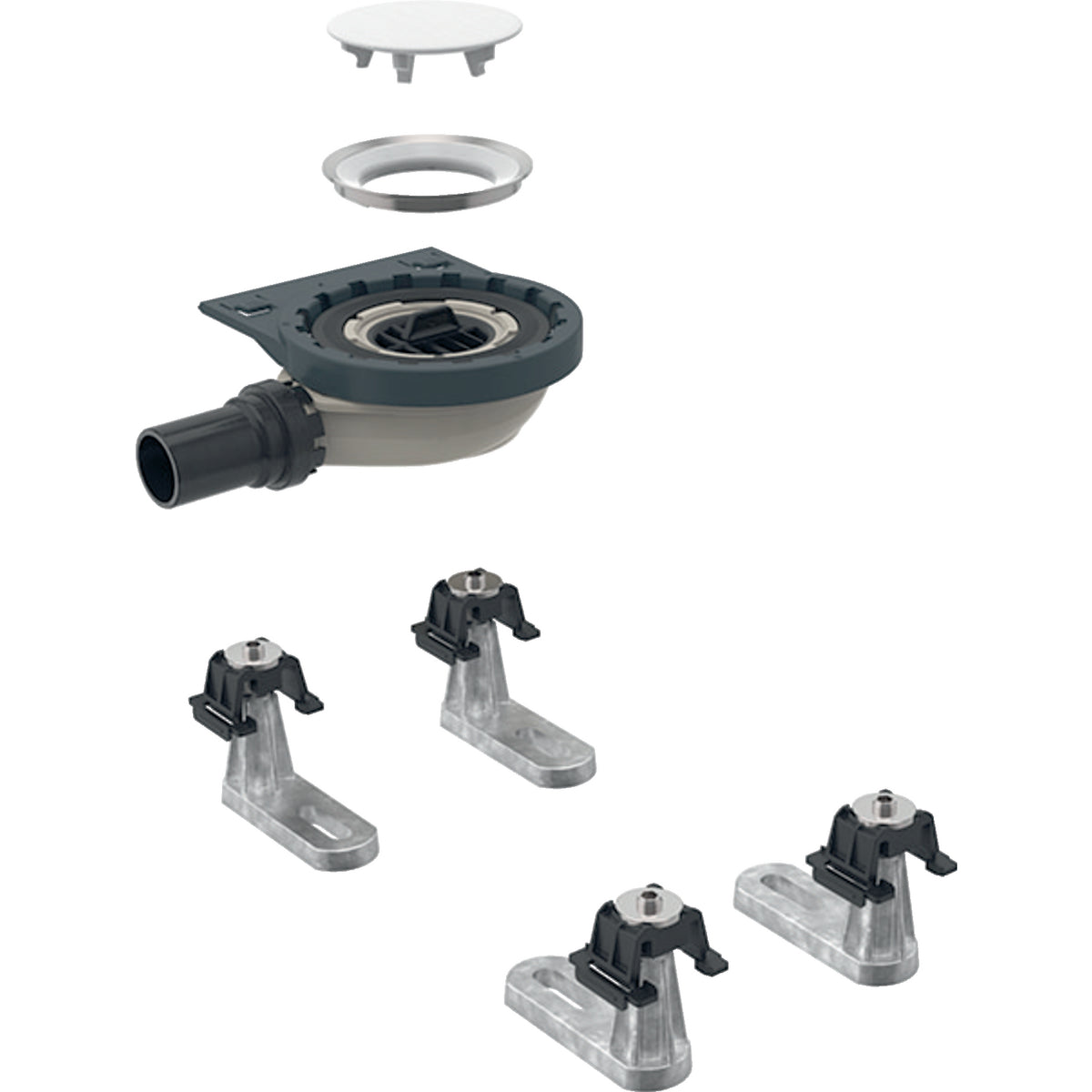 Geberit Setaplan Yersüzgeci Sifon Seti 30 Mm Derinlik 4 Ayaklı Montaj