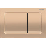 Geberit Alpha30 Kumanda Kapağı Çift Basmalı, Mat Krom