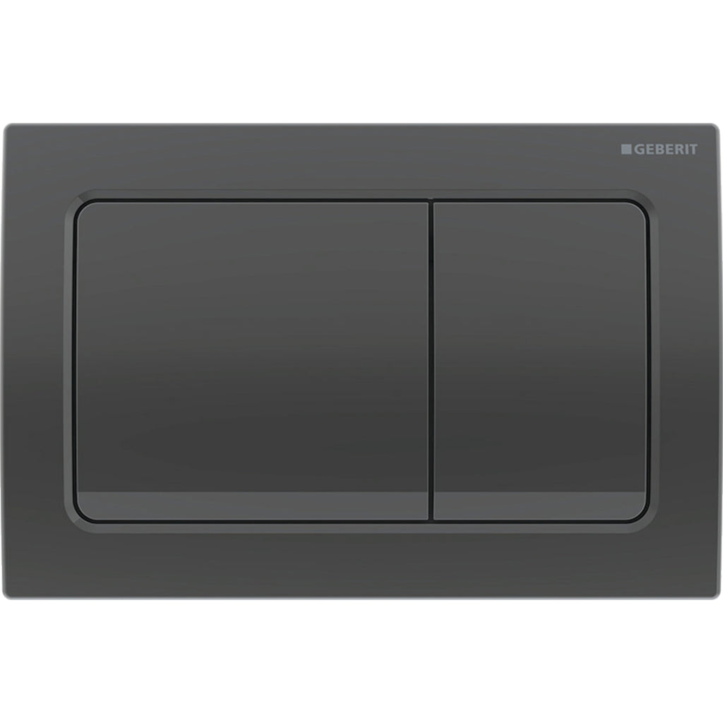 Geberit Alpha30 Kumanda Kapağı Çift Basmalı, Mat Krom