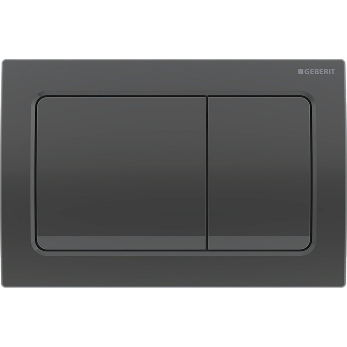 Geberit Alpha30 Kumanda Kapağı Çift Basmalı, Mat Krom